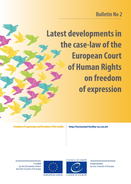 Latest developments in the case-law of the European Court of Human Rights on freedom of expression