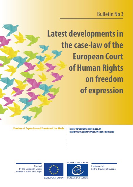 Latest developments in the case-law of the European Court of Human Rights on freedom of expression