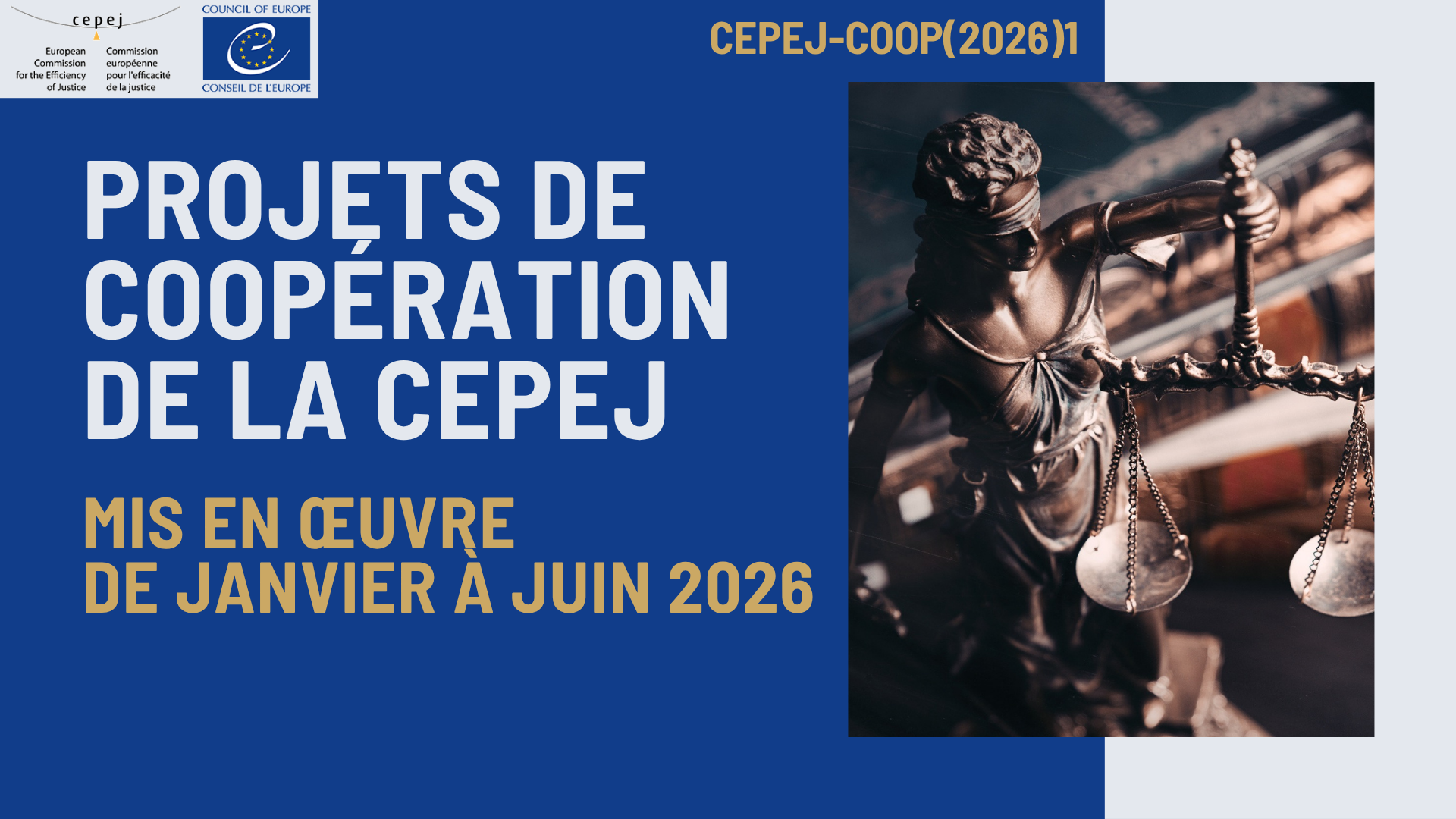 Mise en oeuvre des projets de coopération de la CEPEJ