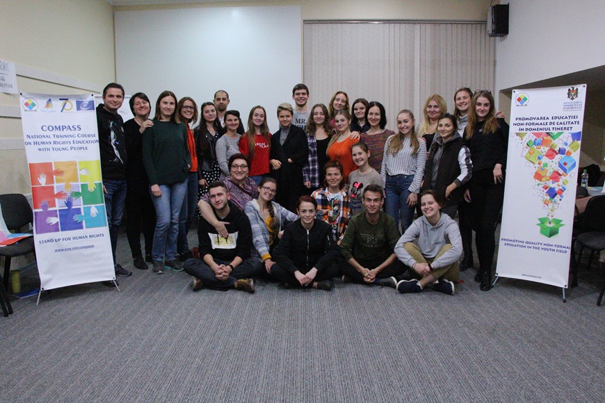 COMPASS National Training Course on Human Rights education with young people in Moldova