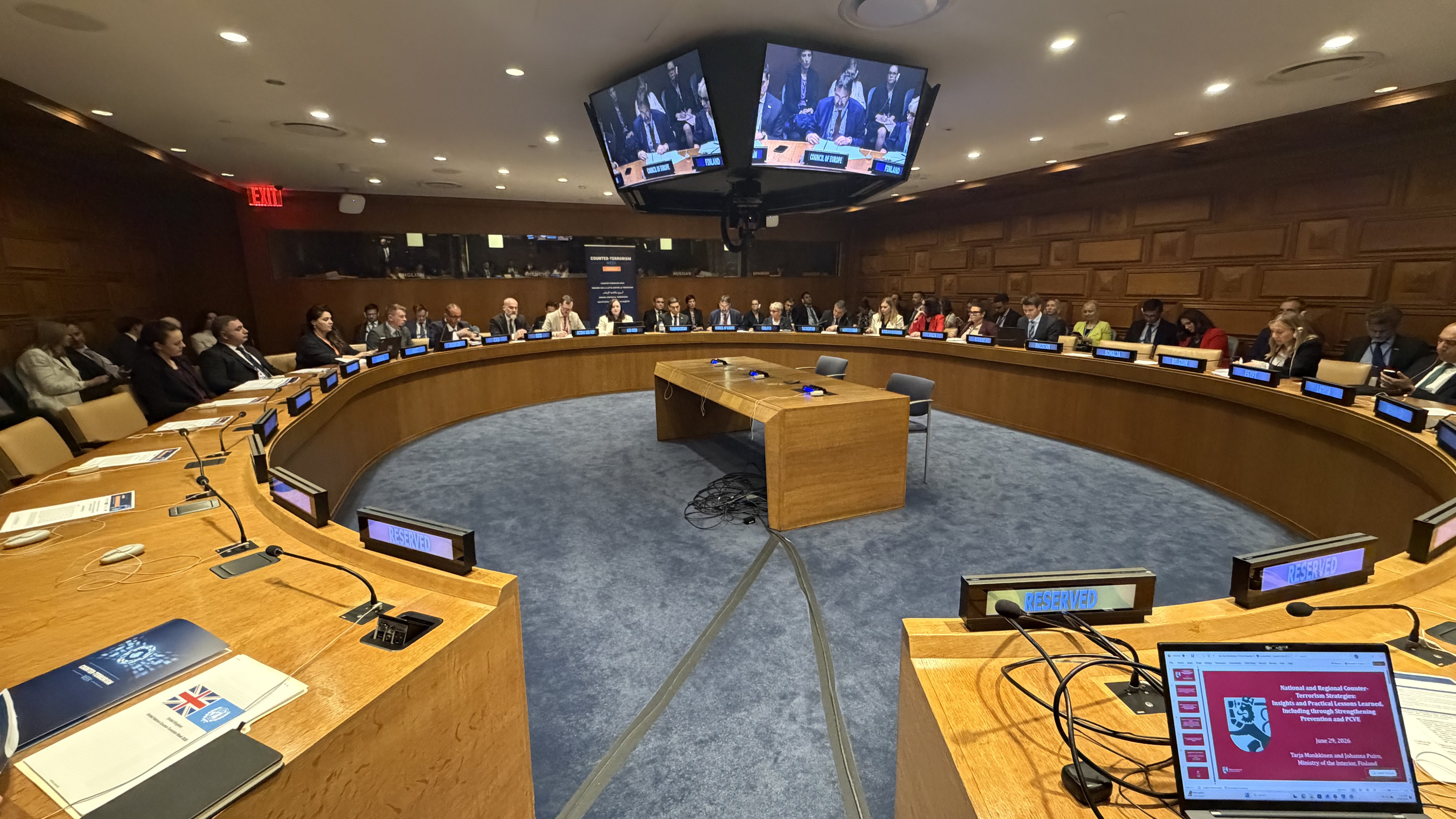 Council of Europe supports discussions on national and regional counter-terrorism strategies during the 2026 UN Counter-Terrorism Week