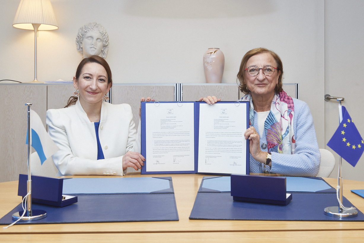 San Marino ratifies the Council of Europe Convention on the Prevention of Terrorism and its Additional Protocol