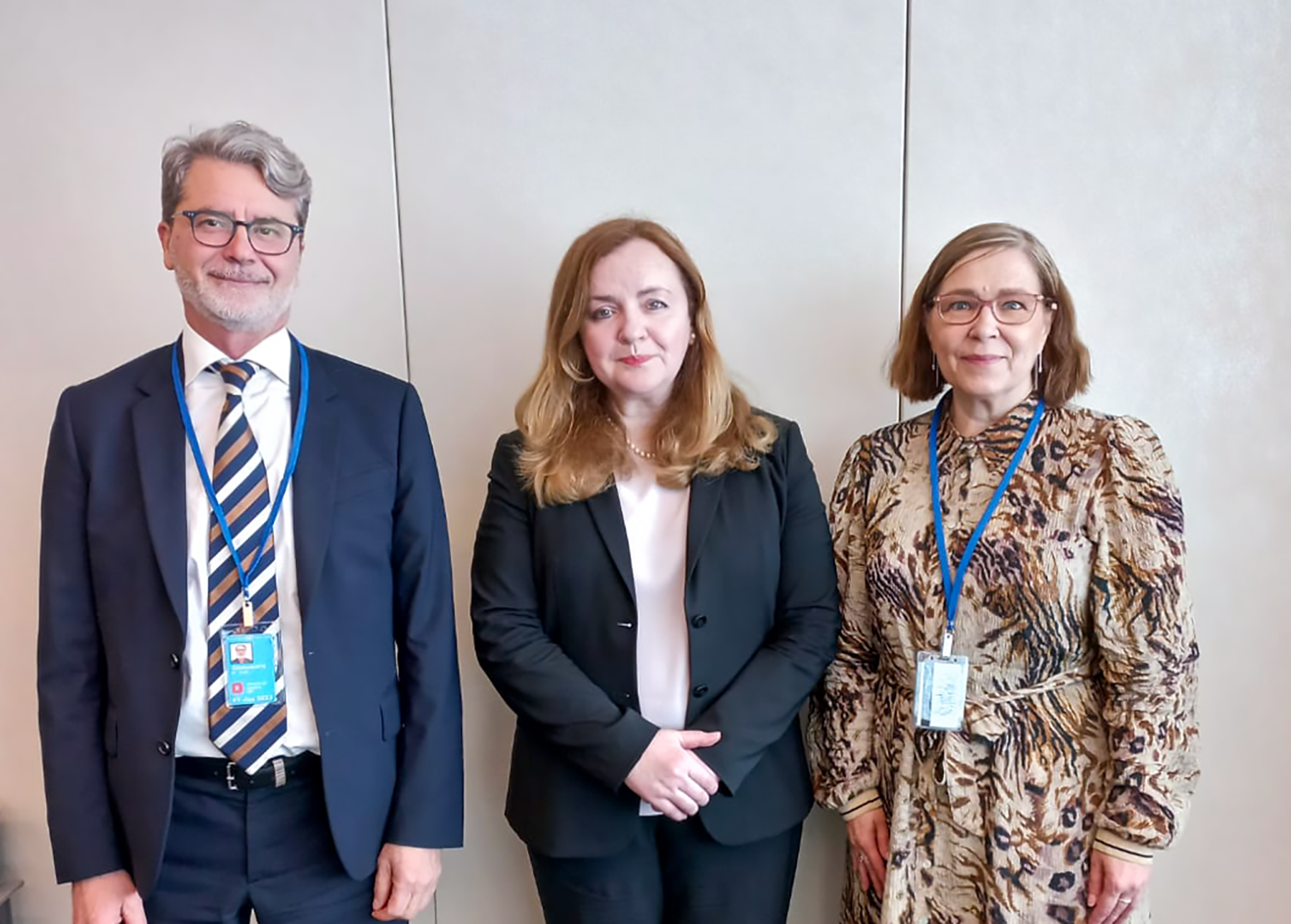 Council of Europe Counter-Terrorism Coordinator, and Chair of the Council of Europe Committee on Counter-terrorism (CDCT) meet with Ms Natalia Gherman, Executive Director of UN CTED