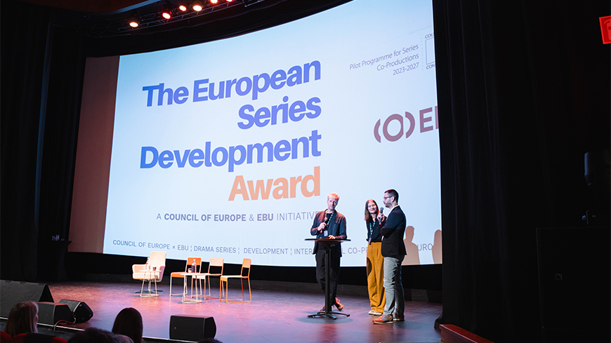 Le Conseil de l'Europe et l'UER lancent le Prix européen pour le développement de séries