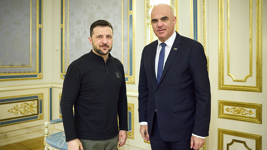In visita in Ucraina, il Segretario generale Alain Berset conferma le prossime misure di sostegno al paese