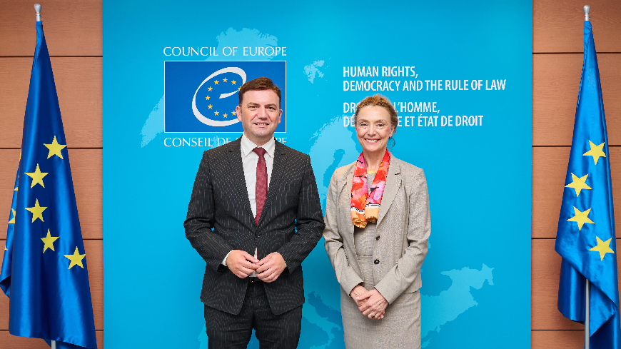 Secretary General meets Bujar Osmani, Minister for Foreign Affairs of North Macedonia and OSCE Chairman-in-Office