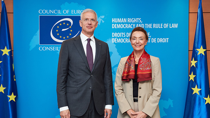 Secretary General meets Latvian Minister for Foreign Affairs