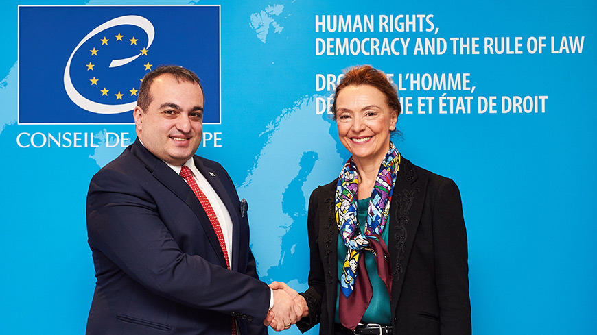Secretary General meets Deputy Foreign Minister of Georgia