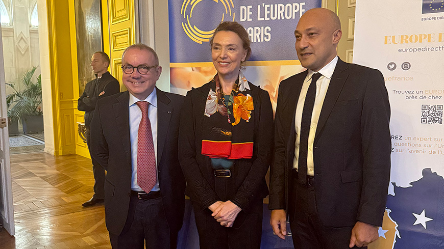La secretaria general participa en el encuentro organizado por la Casa de Europa