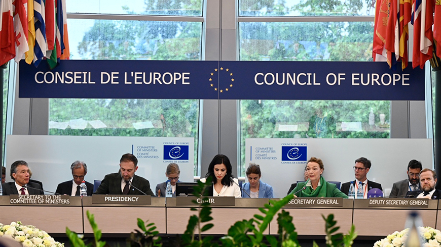 Secretary General at the opening of the Committee of Ministers’ Session