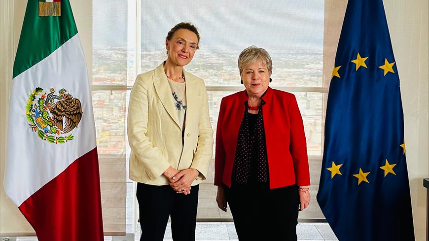 Secretary General Marija Pejčinović Burić and Foreign Affairs Minister Alicia Bárcena