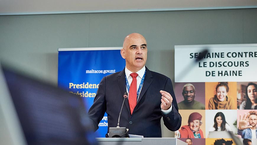 « Le discours de haine représente un défi pour la démocratie elle-même » - Le Secrétaire Général du Conseil de l’Europe ouvre la Semaine contre le discours de haine à Strasbourg