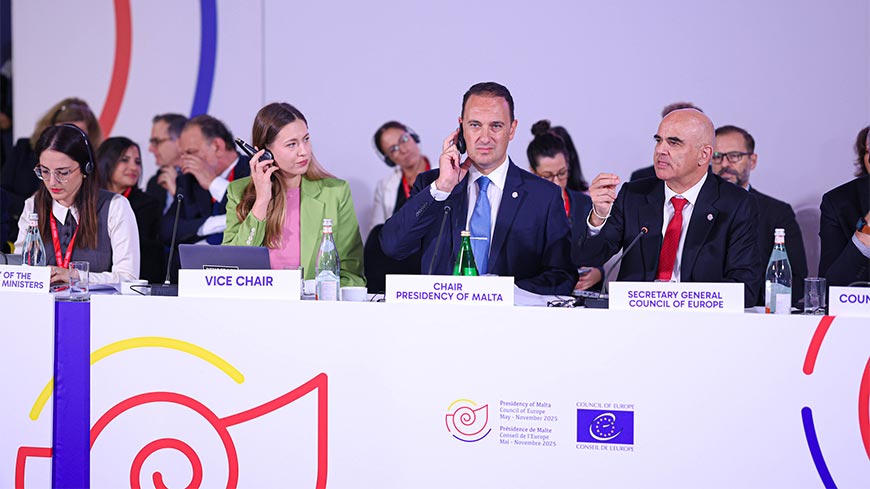 Youth and experience, side by side, working towards democracy: the 10th Council of Europe Conference of Ministers responsible for Youth opened in Malta