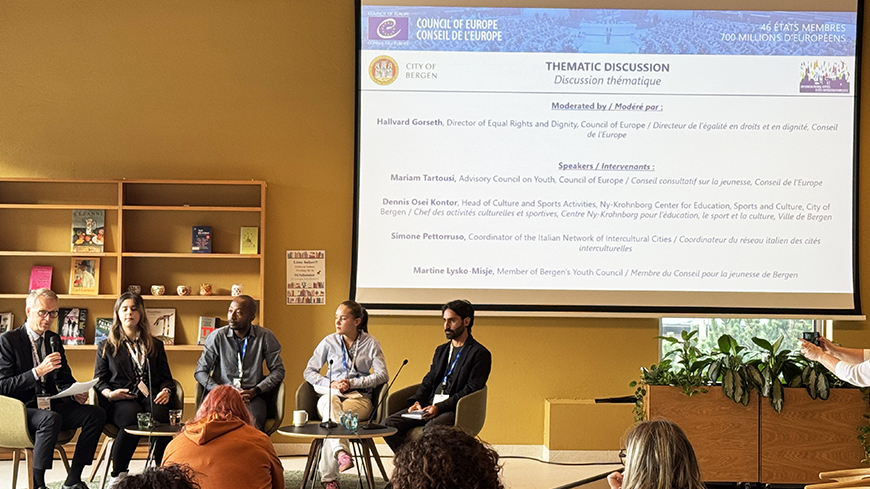 Council of Europe and city representatives discuss youth participation in local government