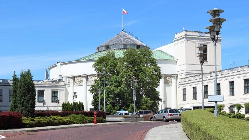 The Polish Parliament in Warsaw