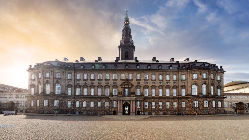Le Folketing (parlement) à Copenhague
