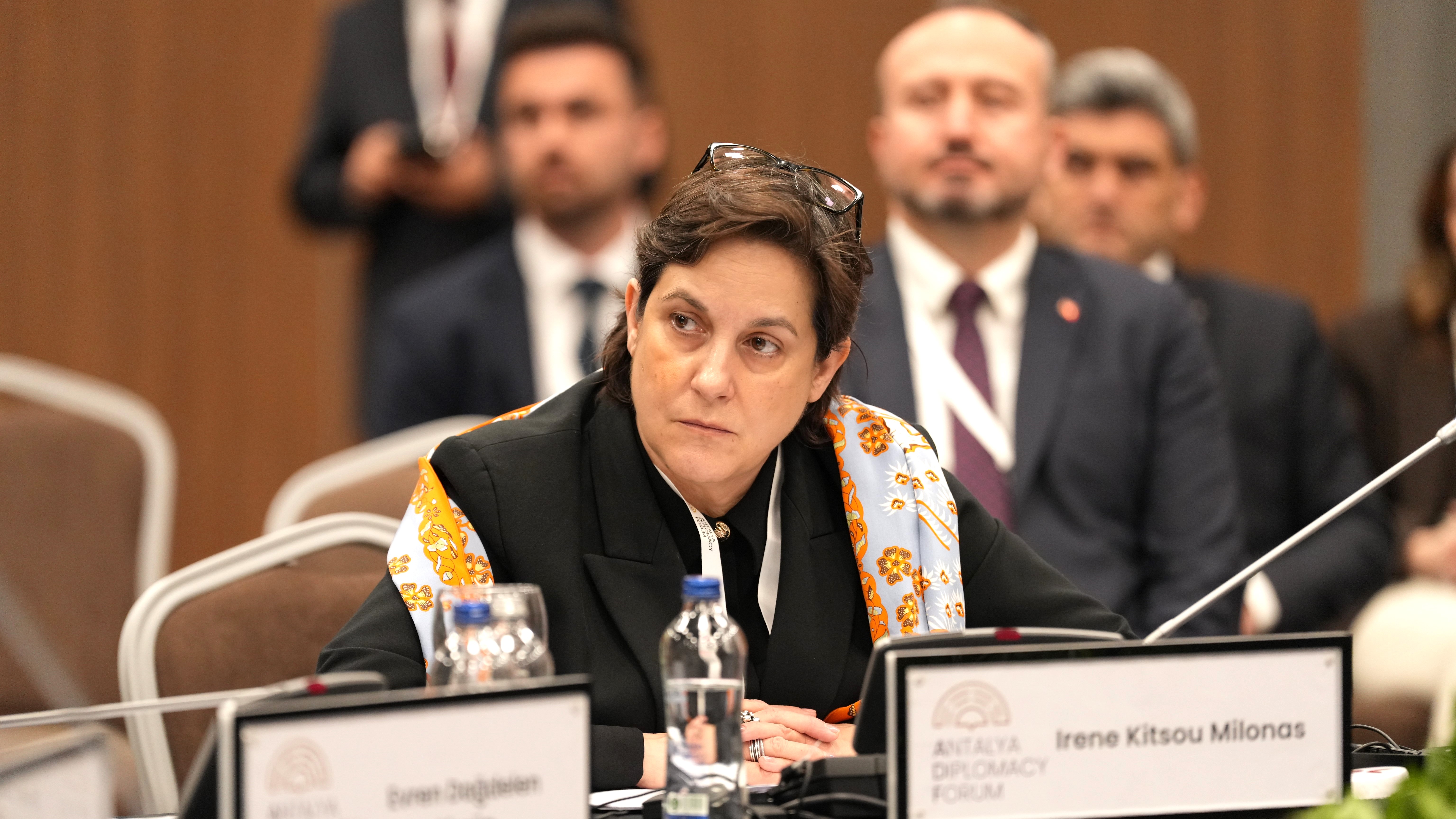 Irene Kitsou Milonas al Forum della diplomazia di Antalya in Türkiye | © MFA Türkiye