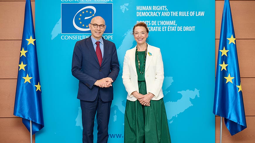 Secretary General meets UN High Commissioner for Human Rights