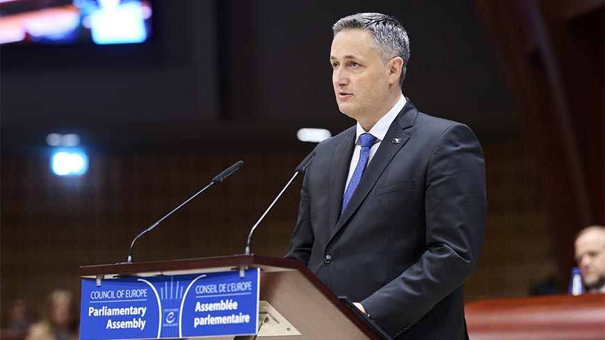 Chairperson of the Presidency of Bosnia and Herzegovina reaffirms commitment to Council of Europe values
