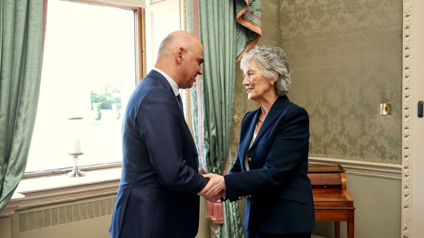 Alain Berset strongly endorsed Ireland’s on-ongoing commitment to the international rules-based order
