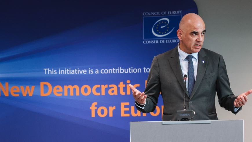 Alain Berset a ouvert la conférence en affirmant que l’Europe ne doit pas renoncer à ce qui permet à la démocratie de fonctionner