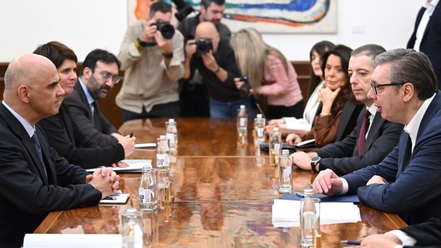 Dialogue across political spectrum pre-requisite for advancing democracy and strong rule of law - Secretary General concludes visit to Serbia