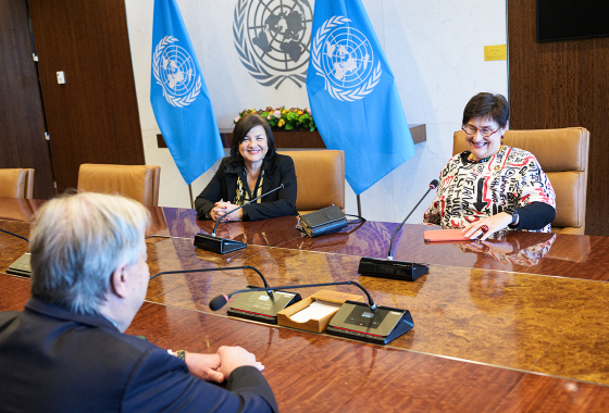 Parliamentary Assembly President ends New York visit with an appeal for the election of a woman to the UN’s top job