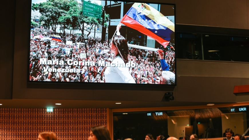The award ceremony for the 2024 Václav Havel Prize