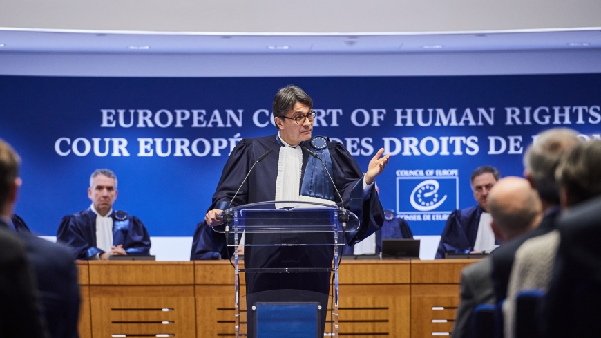 European Court President Mattias Guyomar at the 2026 opening of the judicial year