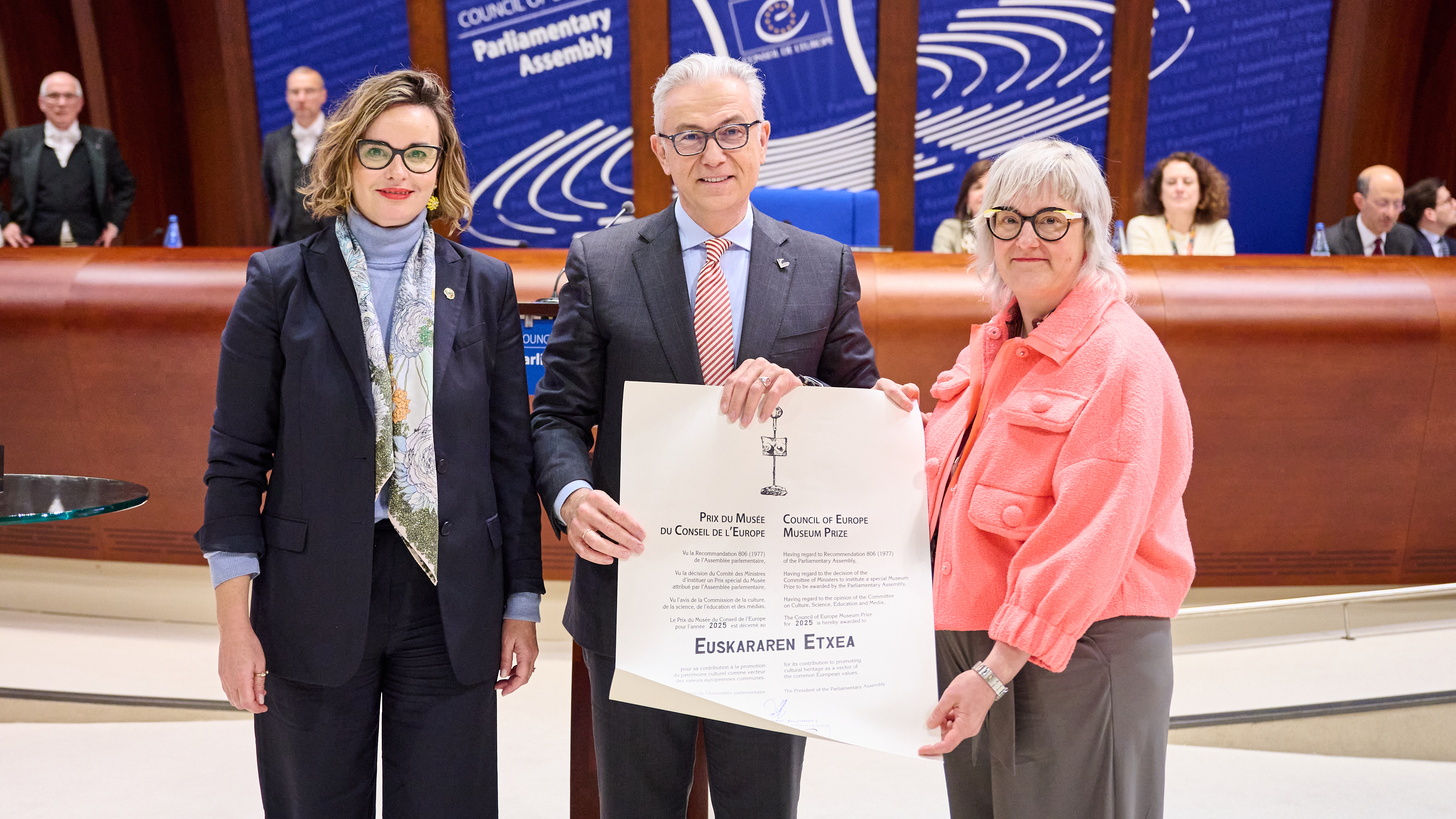 Euskararen Etxea, la Casa del Euskera, recibe el Premio Museo 2025