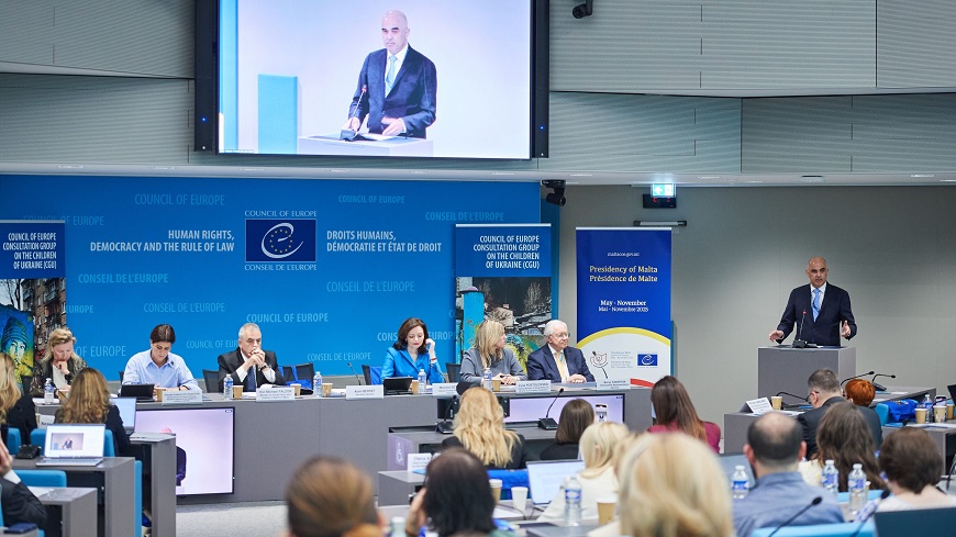 Conference in Strasbourg takes stock of the situation of the children of Ukraine three and a half years into the war