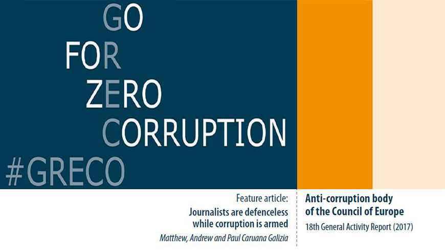 Il Consiglio d’Europa mette in guardia contro l’inversione di tendenza rispetto alla lotta contro la corruzione