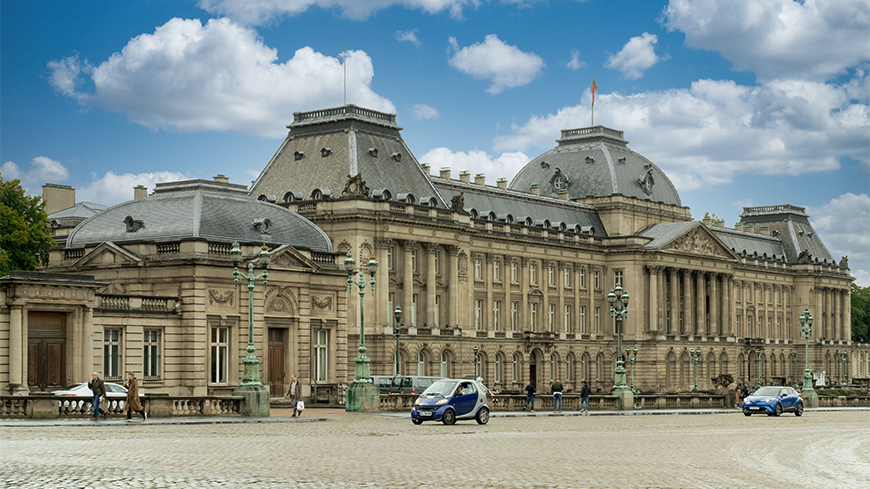 The Royal Palace in Brussels, where Secretary General Berset will meet the King Philippe