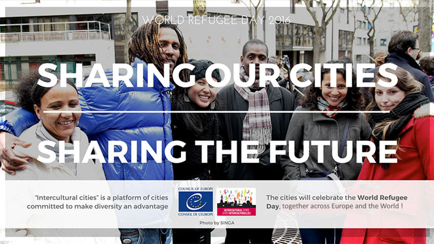 Weltflüchtlingstag: „Teilen wir unsere Städte – Teilen wir die Zukunft“