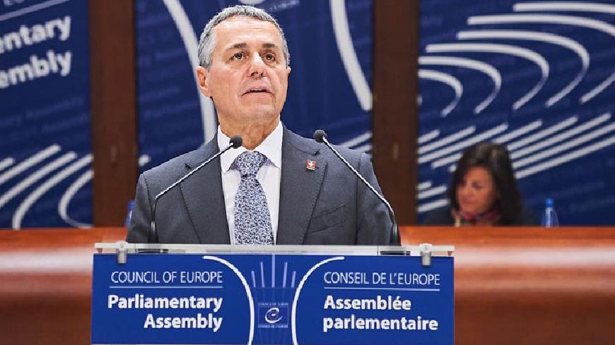 Le Président de la Confédération suisse appelle à donner au Conseil de l’Europe un nouvel élan politique