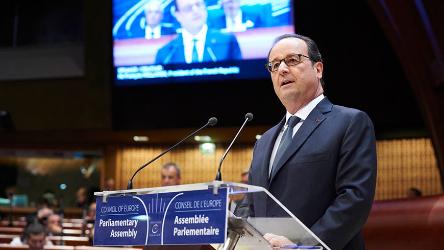 François Hollande: „Wir brauchen den Europarat mehr denn je“