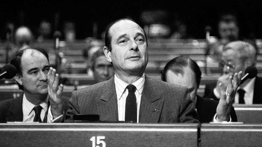 Jacques Chirac at the Council of Europe on 27 January 1987