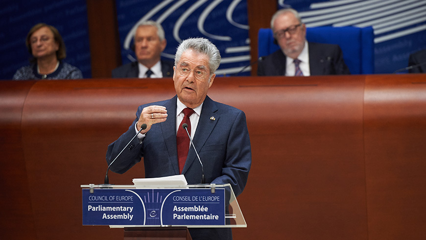 Der österreichische Bundespräsident Dr. Heinz Fischer