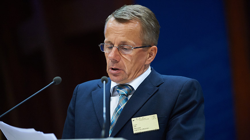 Euroopa Nõukogu Ministrite Komitee eesistujariigi Eesti välisministri Jürgen Ligi seisukohavõtt