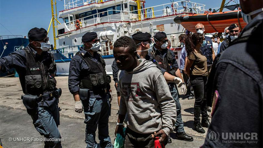 SRSG publishes report on the situation of migrants and refugees in Italy