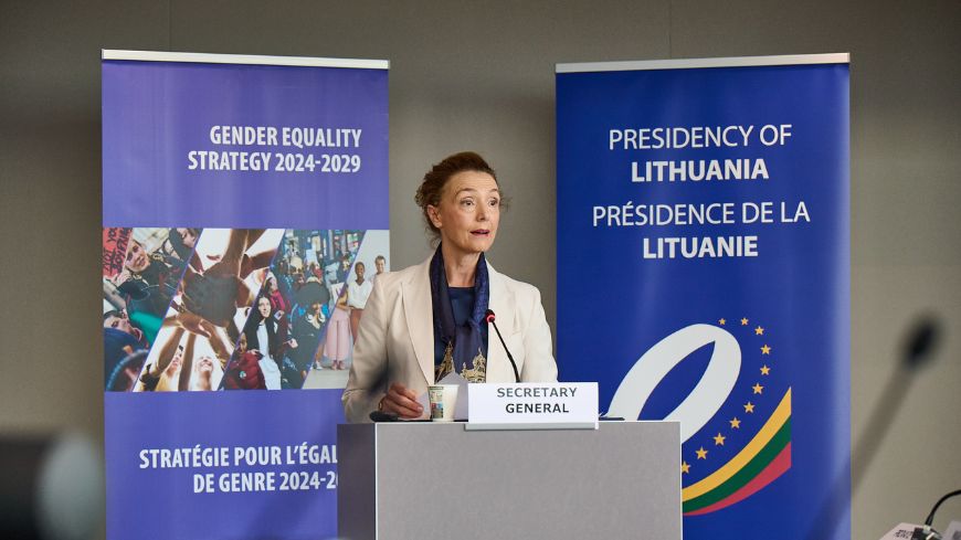 La Segretaria generale celebra i 10 anni della Convenzione di Istanbul lanciando la Strategia per l’uguaglianza di genere per il periodo 2024-2029