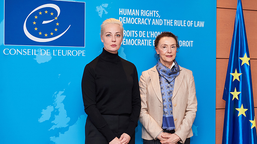 Secretary General meets Yulia Navalnaya
