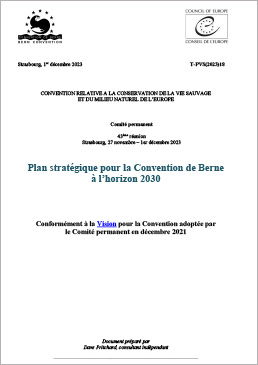 Plan stratégique pour la Convention de Berne à l'horizon 2030 (2023)