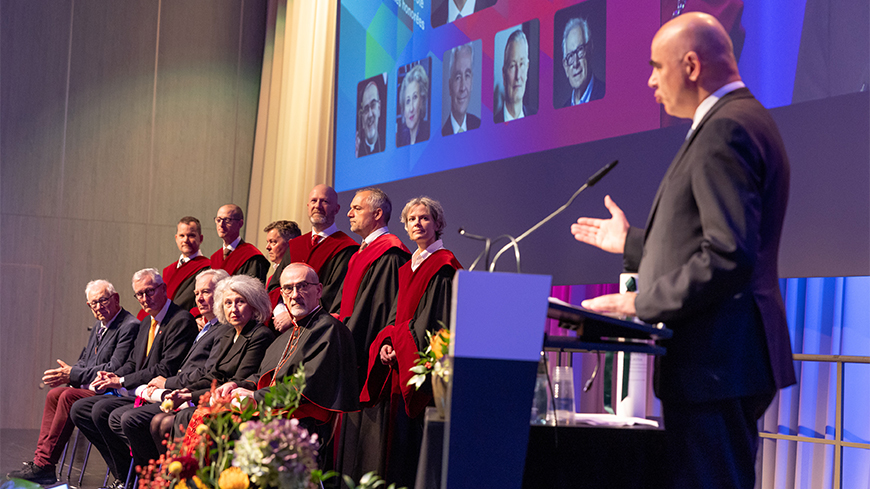 Alain Berset addresses science and policymaking at University of Fribourg