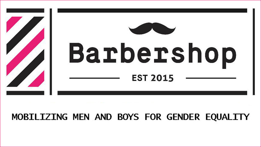 Barbershop about how to involve more men in promoting gender equality and combatting sexism