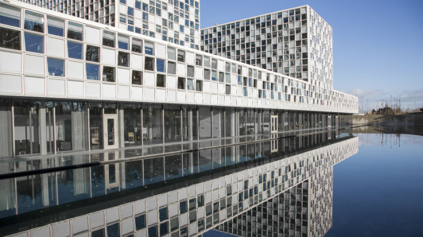 Gebäude des Internationalen Strafgerichtshofs in Den Haag