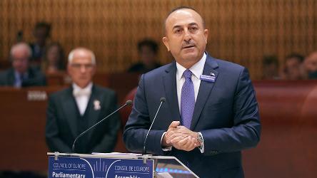 Mevlüt Çavuşoğlu: Die Werte des Europarates sollten für weitere Reformen in der Türkei Vorbild sein