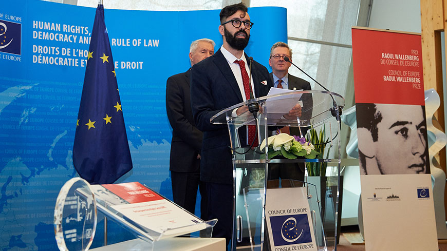 European Roma Rights Centre receives Raoul Wallenberg Prize for combating racism, rights abuse