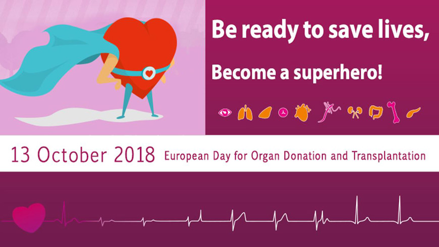 European Day for Organ Donation and Transplantation 2018
