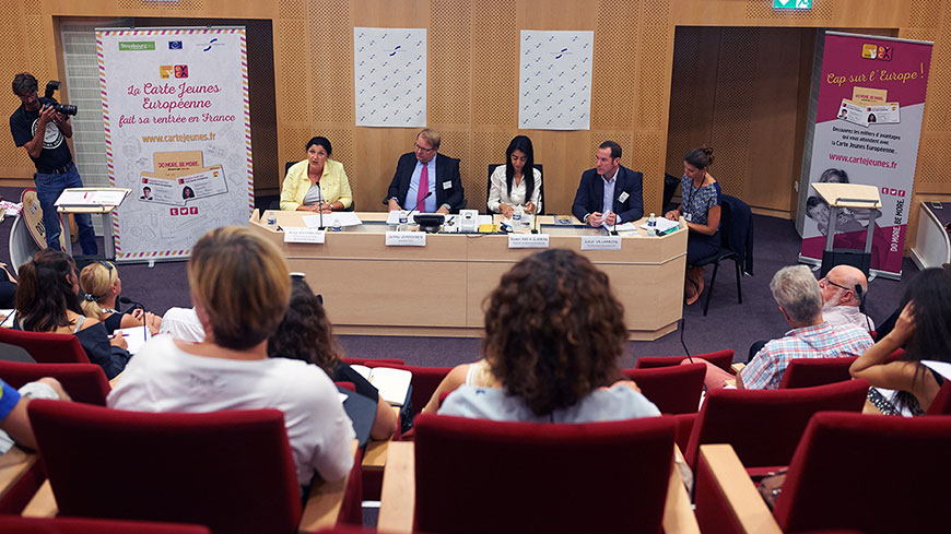 The launch of the European Youth Card in France – empowering Europe’s young people
